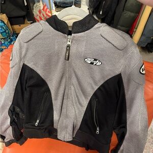 Joe Rocket Gray and Black Mesh Riding Jacket